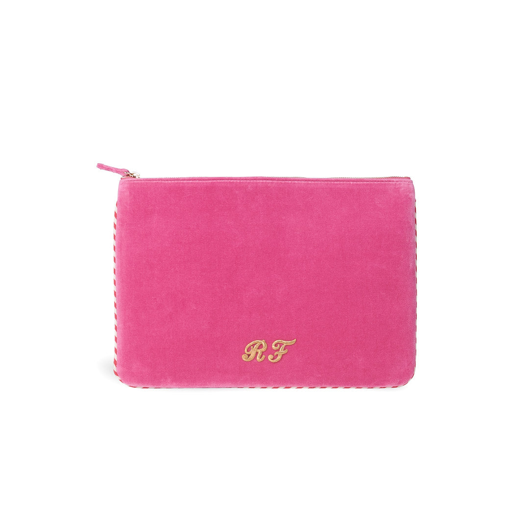 BOND PLATE ROSA ANTICO PIPING BIANCO ROSSO
