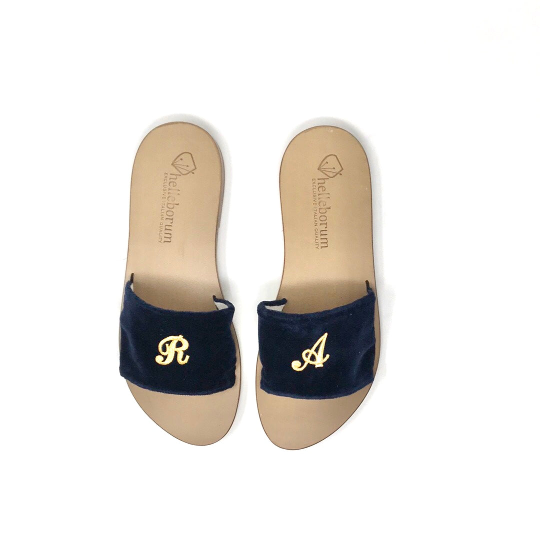 BOND MULES NAVY
